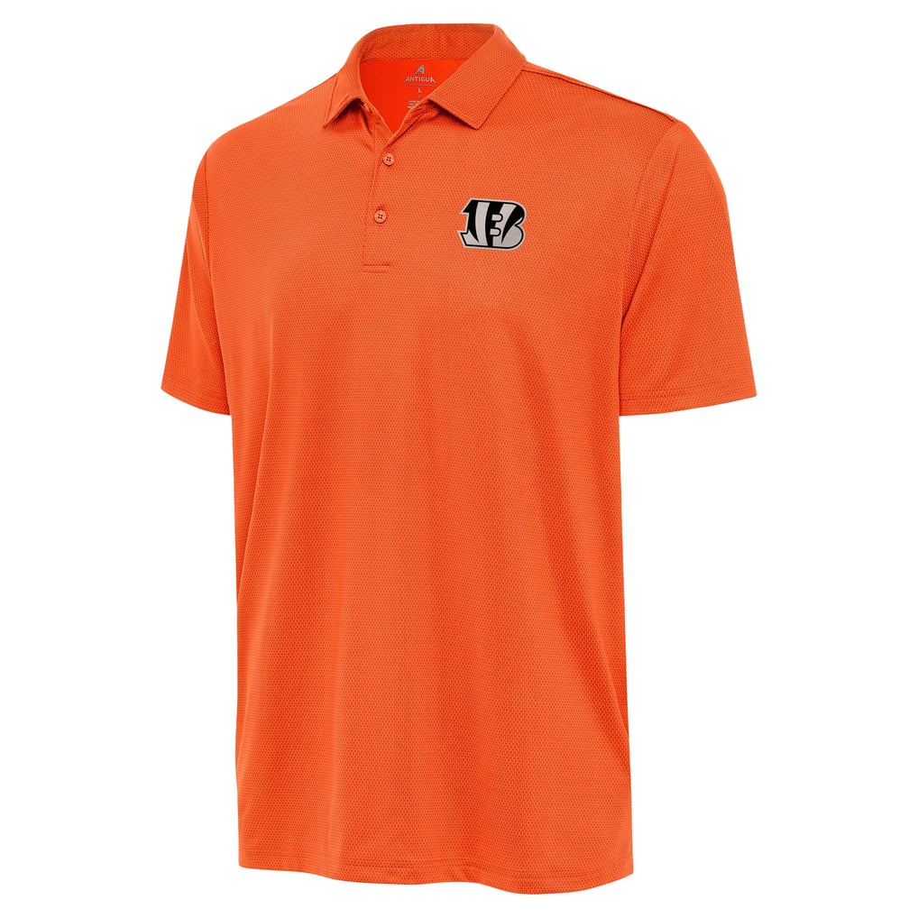  Cincinnati Bengals Antigua Ellipse Performance Polo - Orange